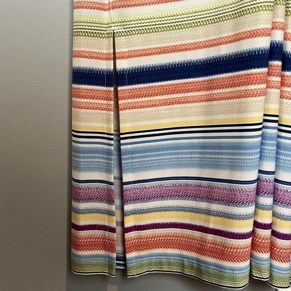 Chico's Fantastical Stripe Twist Front Maxi Dress US size XL Chicos Size 3 - Picture 5 of 9